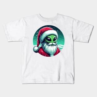 santa comes in peace Kids T-Shirt